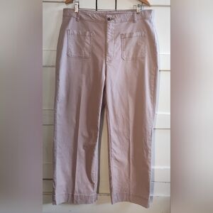 Old Navy Women's Dusty Rose Chino High Rise Wide Leg Pant | Sz 16 Tall
